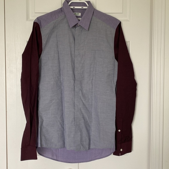 Pre ❤️ Kenzo Paris Button Down Slim Fit Shirt. Size 39 ( 15 1/4) - Picture 2 of 10